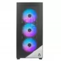 AZZA Aero Full Tower E-ATX korpusas juodas be maitinimo šaltinio