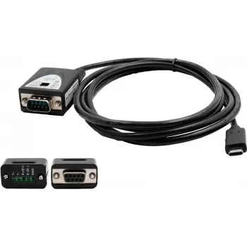 EXSYS USB 2.0 USB-C į Serial 1-Port RS-422/485 FTDI Chipset Kabelio/Adapterio Rinkinys
