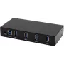 EXSYS EX-11234HMS-2 4 Port USB 3.2 Gen 1 Hub, Din-Rail ir sieninis montavimas, VIA VL817_Q7S mikroschemų rinkinys
