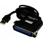 Exsys EX-1300-2 USB į lygiagretųjį adapterio kabelis - 1m - Juoda