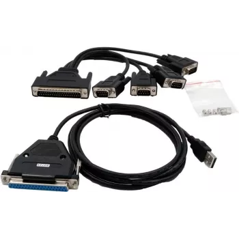Exsys USB 2.0 į Serial 4S RS-232 su aštuonkojo lizdo kabeliu - Skaitmeniniai/Duomenys
