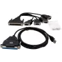 Exsys USB 2.0 į Serial 4S RS-232 su aštuonkojo lizdo kabeliu - Skaitmeniniai/Duomenys
