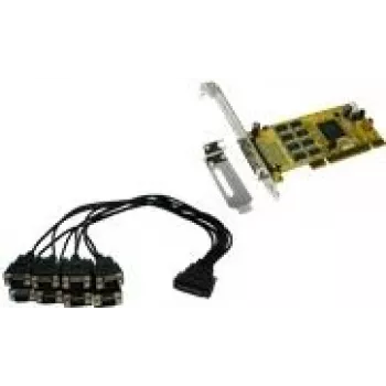 EXSYS EX-41388 PCI 8 prievadų RS-232 nuoseklioji plokštė su žemo profilio laikikliu (SystemBase)