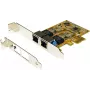 EXSYS EX-6072-3 tinklo adapteris - PCIe Low-Profile - Gigabit Ethernet