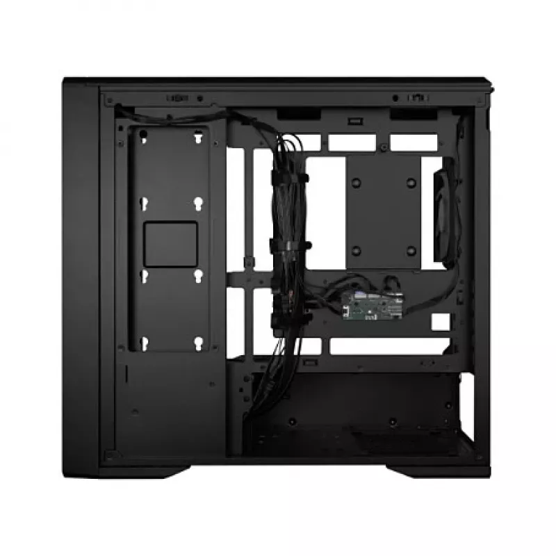 Lian Li Vector V150 INF mATX korpusas, grūdintas stiklas - juodas