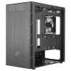 Cooler Master MasterBox MB400L Micro-ATX Mini Tower, plienas, vientisas šoninis skydelis, be PSU