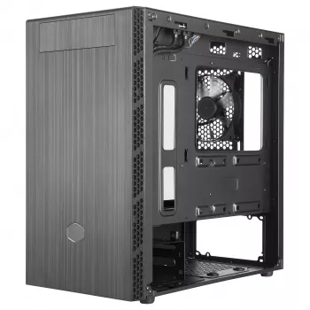 Cooler Master MasterBox MB400L Micro-ATX Mini Tower, plienas, vientisas šoninis skydelis, be PSU