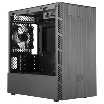 Cooler Master MasterBox MB400L Micro-ATX Mini Tower, plienas, vientisas šoninis skydelis, be PSU