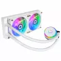 Cooler Master MasterLiquid PL240 FLUX White CPU Liquid Cooler, 240mm Radiator, 2x 120mm Fans, ARGB, LGA1700/AM5