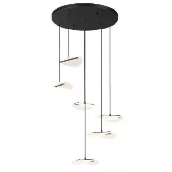 MILALI 44cm Pendant Lamp Matte Black E27