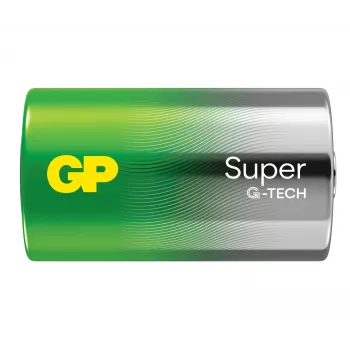 GP Batteries Super Alkaline D Battery 1.5V 4-Pack (LR20) Blister Pack