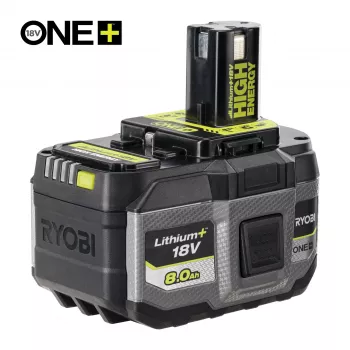 RYOBI ONE+ 18V 8.0 Ah HIGH ENERGY Ličio jonų akumuliatorius RB1880T