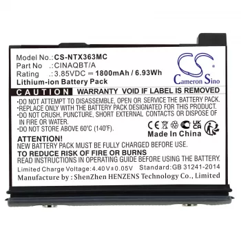 CAMERON SINO baterija, tipas CINAQBT/A, skirta Insta360 X3 / One X3 - CS-NTX363MC