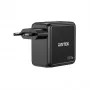 UNITEK GaN įkroviklis su ekranu 140W 3xUSB-C 1xUSB-A PD3.0 QC4.0 juodas