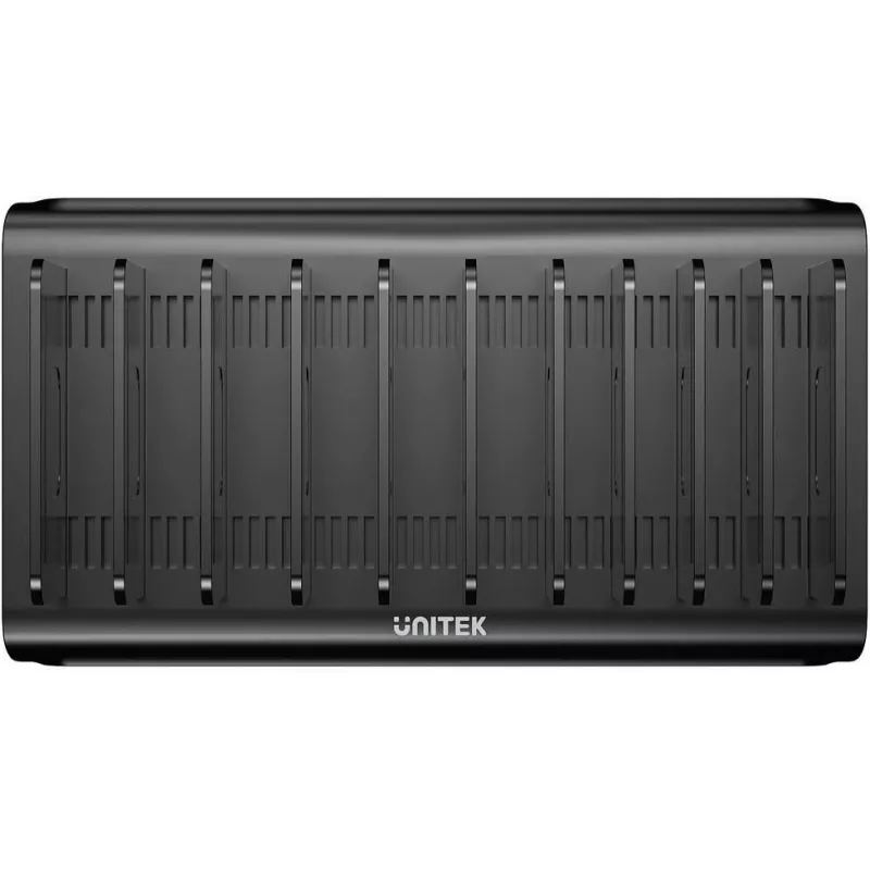 UNITEK 10-Port USB-A/USB-C Intelligent Charging Station 120W PD 3.0 Black