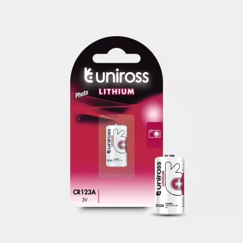 Uniross ličio CR123A baterija 3V 1500mAh