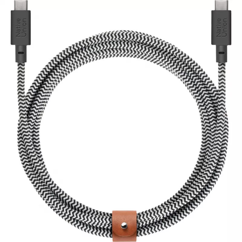 Native Union Belt Cable XL USB-C į USB-C 3m Zebra 100W