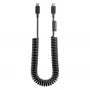 DESIGN POOL LIMITED Native Union Pop Cable USB-C į USB-C 2,4 m 60 W juoda