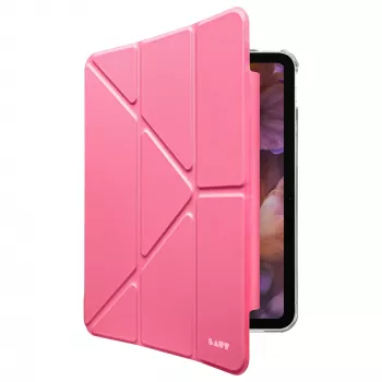 Laut Huex Folio Case, skirtas iPad Air 11 M2 (2024) / M3 (2025), iPad Pro 11 1/2/3/4G, iPad Air 10.9 4/5G su Apple Pencil laikikliu - Rožinė