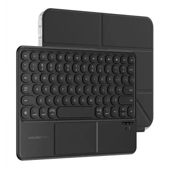 AMAZINGTHING Minimal Case KeyLite Combo klaviatūros dėklas, skirtas iPad Air 11 M2/M3/M4 (2024/2025/2026) – juodas