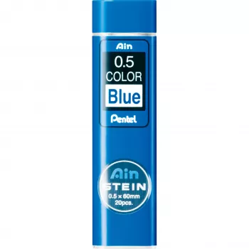 Pentel Ain Stein Colour Lead 0,5 mm mėlyna 20 šerdžių