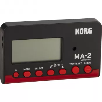 Korg MA2-BKRD LCD kišeninis skaitmeninis metronomas juodas/raudonas