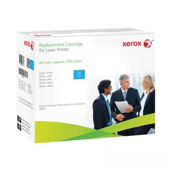 Xerox Cyan Toner Cartridge (Alternatyva HP Q5951A), skirta HP Colour LaserJet 4700 serijai – 11 600 puslapių