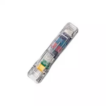 Rapesco Supaclip 40 dozatorius - juoda/sidabrinė - talpa 40 lapų - 8 segtukai