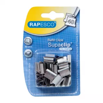 Rapesco RC4050SS 4 skylučių perforatorius, nerūdijantis plienas, 40 lapų, 50 vnt., 125 mm, 80 mm