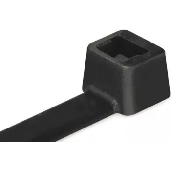 HellermannTyton UB200C-B-PA66-BK Kabelio raištis 200x4,6 mm juodas (100 vnt. pakuotė)