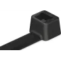 HellermannTyton UB200C-B-PA66-BK Kabelio raištis 200x4,6 mm juodas (100 vnt. pakuotė)