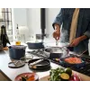 Joseph Joseph Space Folding Handle Ceramic Non-Stick 6-Piece Cookware Set Blue