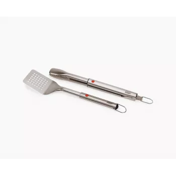 Joseph Joseph GrillOut 2 dalių BBQ mentės ir žnyplių rinkinys, pilka/nerūdijantis plienas