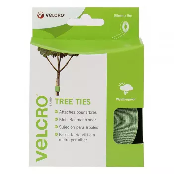 VELCRO Brand ONE-WRAP daugkartinio naudojimo kabelių raiščių ritinys - žalia - 50 mm x 5 m - dėžutė