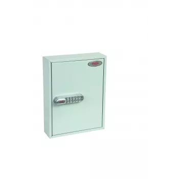 Phoenix Safe KC0601E raktų spinta - pilka - 42 kabliukai - elektroninis užraktas - montuojama ant sienos - 270 x 80 x 350 mm