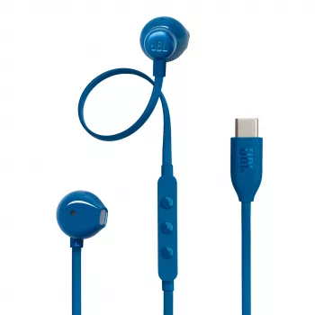 JBL Tune 305C USB-C laidinės ausinės su mikrofonu - mėlyna
