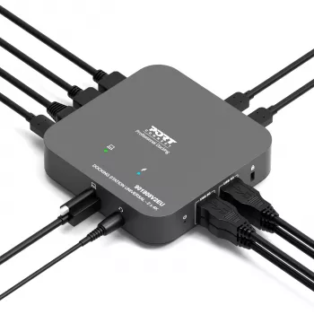 PORT Designs Universal Docking Station - 2 x 4K 2 HDMI su maitinimo šaltiniu - ES