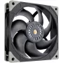 SILVERSTONE TECHNOLOGY SST-FHL140 140mm juodas korpuso ventiliatorius, 4 kontaktų PWM, hidraulinis guolis, 0-1500 aps./min., 92,5 CFM