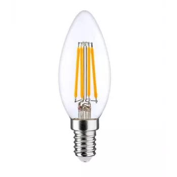 LEDURO LED kaitrinė lemputė E14 6W 3000K žvakė C35