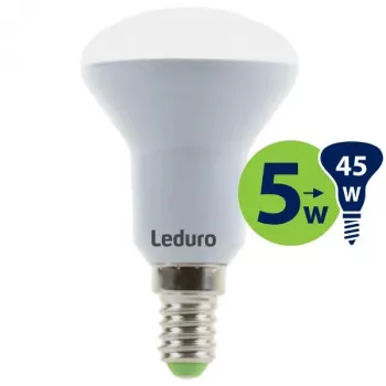 LEDURO LED atspindžio lemputė R50 E14 5W 2700K 350lm šiltai balta