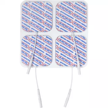 TensCare anglies tinklelio elektrodų pagalvėlės 50x50 mm, 4 vnt. pakuotė