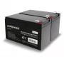 2-POWER BUN0248A VRLA Sandarinio Švino-Rūgšties Akumuliatorių Rinkinys (2 vnt.) - 12V 12Ah 12000mAh - Juoda - Pakeičia RBC6