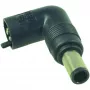 2-POWER TIP6005A Nešiojamojo kompiuterio maitinimo antgalis - 5,5 mm x 2,5 mm nuolatinės srovės cilindrinė jungtis - juoda