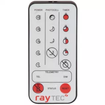 Raytec VAR-RC-V1 nuotolinio valdymo pultas, skirtas VARIO serijos šviestuvams – pilka