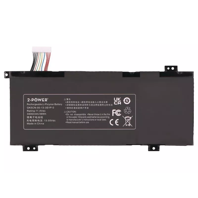 2-POWER Medion Erazer X15803 Pagrindinis akumuliatoriaus blokas - Baterija - 3 400 mAh