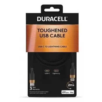 2-POWER 2m USB-C į Lightning laidas - Baltas - MFi sertifikuotas - 60W PD