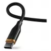 2-Power 2m USB-C į USB-C 100W Silikoninis Laidas Juodas