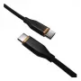 2-Power 2m USB-C į USB-C 100W Silikoninis Laidas Juodas
