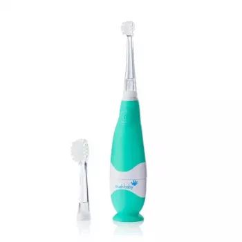 BRUSH BABY Baby Sonic dantų šepetėlis 0-3 metų Marine