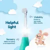 BRUSH BABY Baby Sonic dantų šepetėlis 0-3 metų Marine
